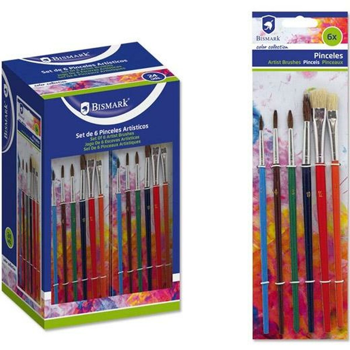Penslar Bismark Multicolour (24 antal) - 2