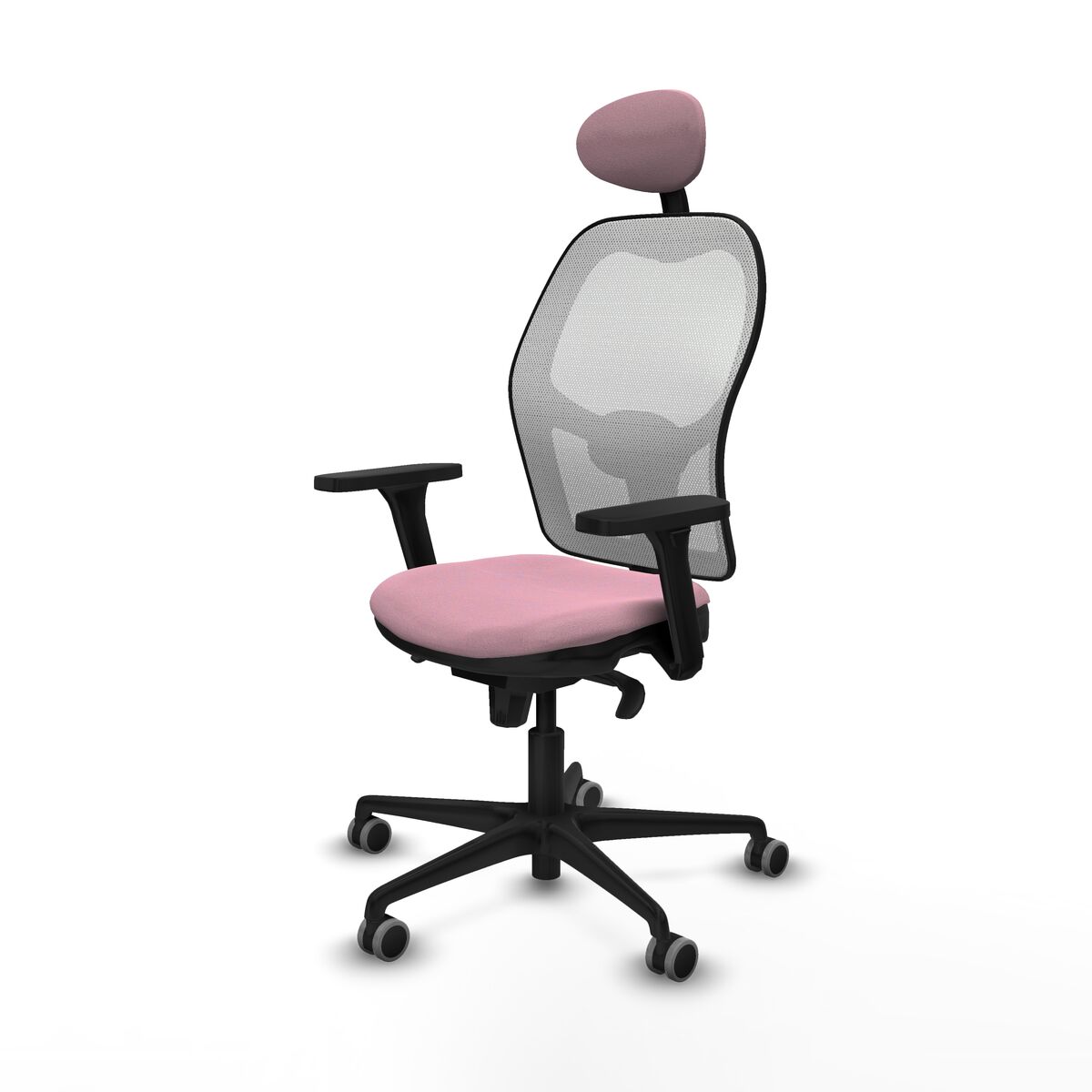 Kontorsstol med nackstöd Piqueras y Crespo 3D036G1 Rosa - 2