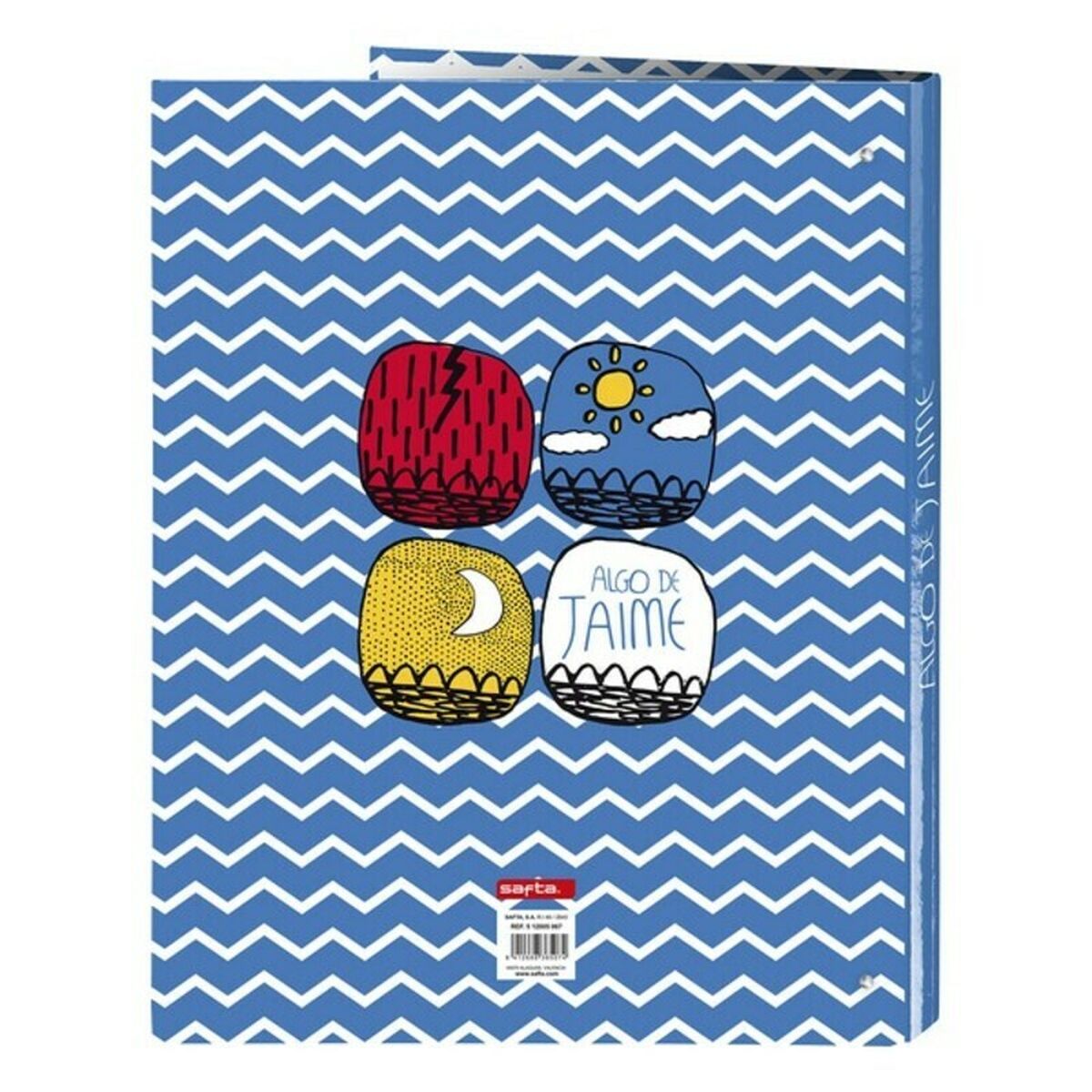 Ringpärm Algo de Jaime Ocean A4 (26.5 x 33 x 4 cm) - 6