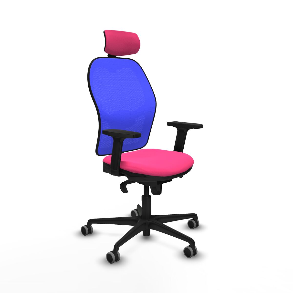 Kontorsstol med nackstöd Jorquera Piqueras y Crespo 2D036G2 Rosa