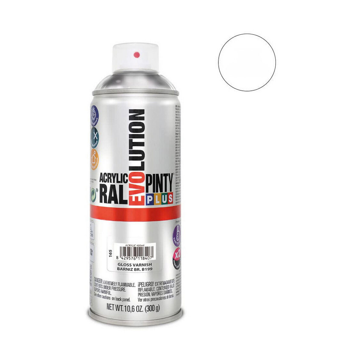 Lacksprej Pintyplus Evolution B199 400 ml Ofärgad - 4