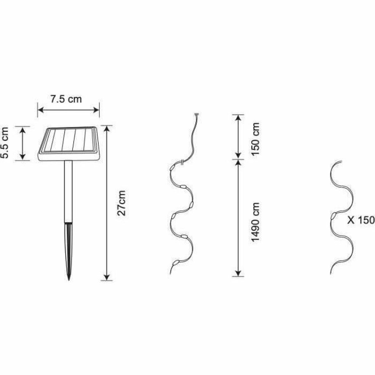 LED-krans Galix G4430 16,4 m - 2