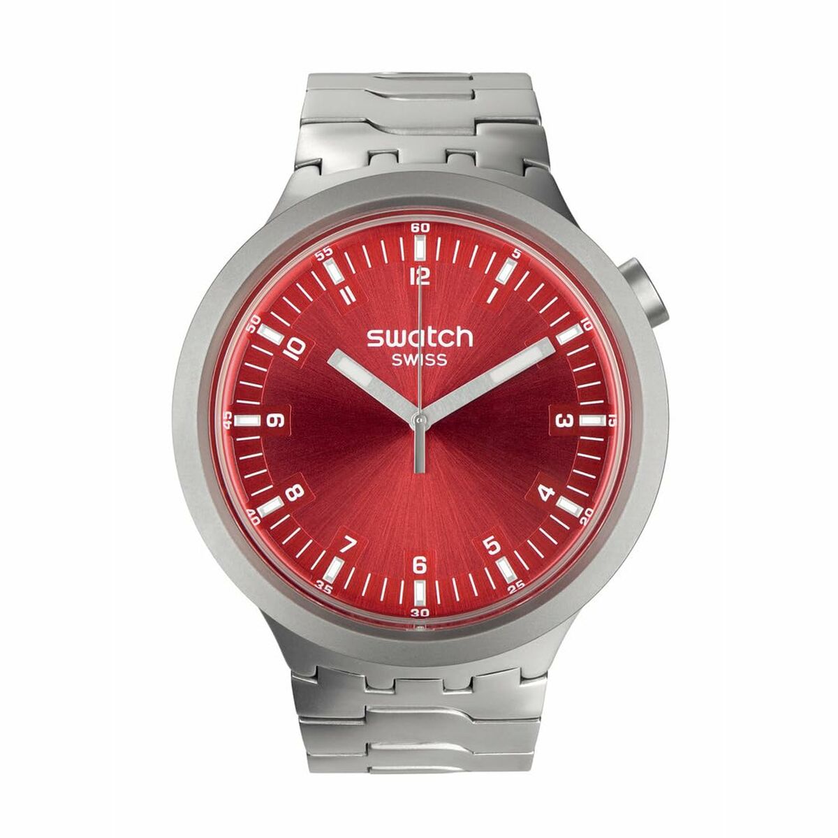 Unisexklocka Swatch SB07S104G Svart Silvrig (Ø 47 mm) - 8