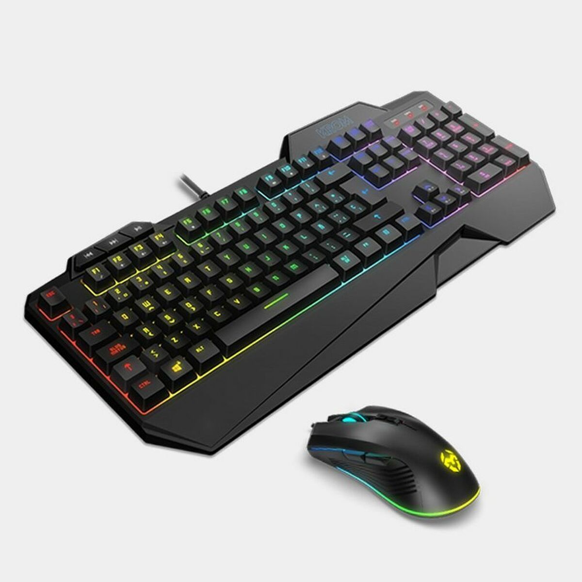 Speltangentbord och mus Krom Krusher RGB Svart - 4