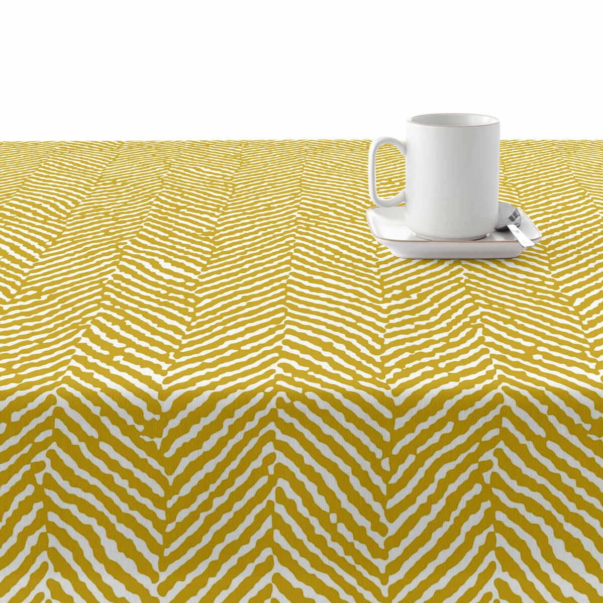 Fläckresistent bordsduk Belum Alejandria Senap 300 x 150 cm - 2