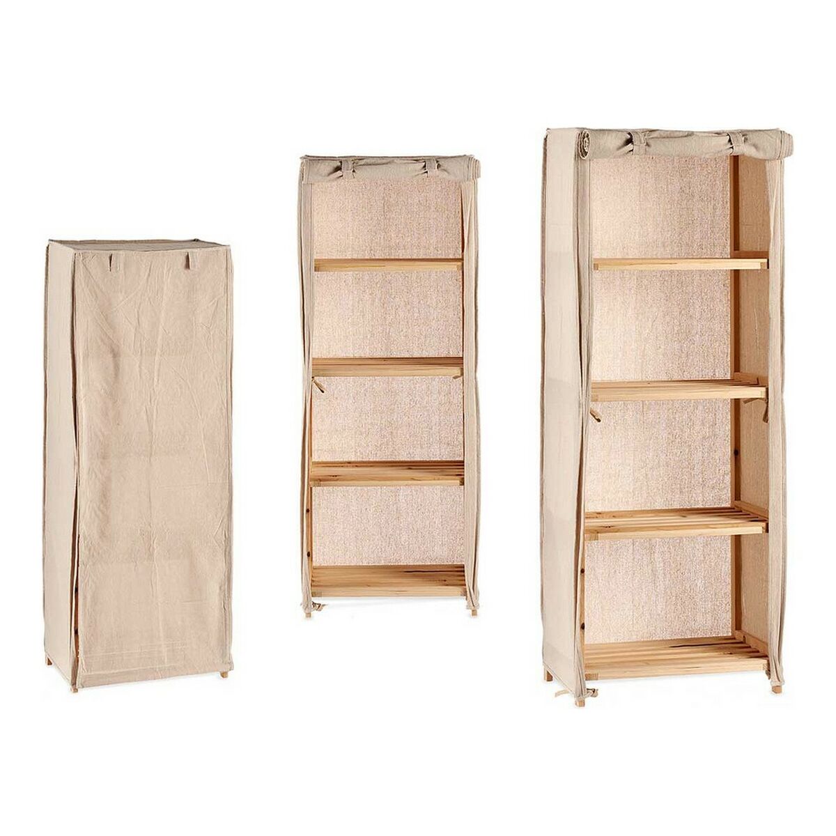 Bokhylla Kipit MH10228CF Brun Beige Trä 30 x 113 x 42 cm - 2