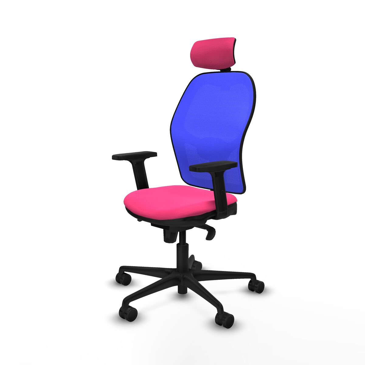 Kontorsstol med nackstöd Jorquera Piqueras y Crespo 2D036N2 Rosa - 2