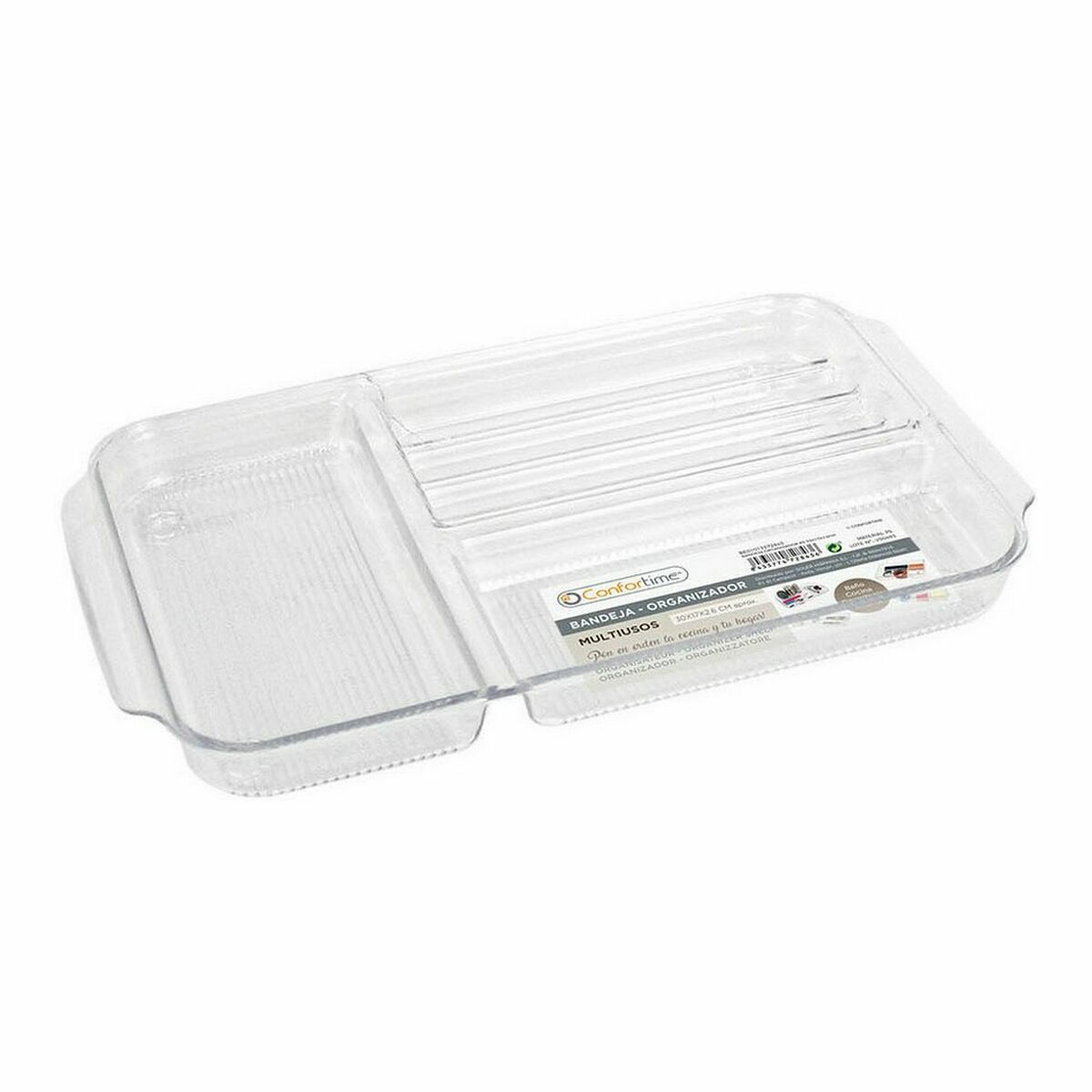 Bricka med fack Confortime polystyren 30 x 17,7 x 2,6 cm 12 antal (30 x 17 x 2,6 cm) - 7