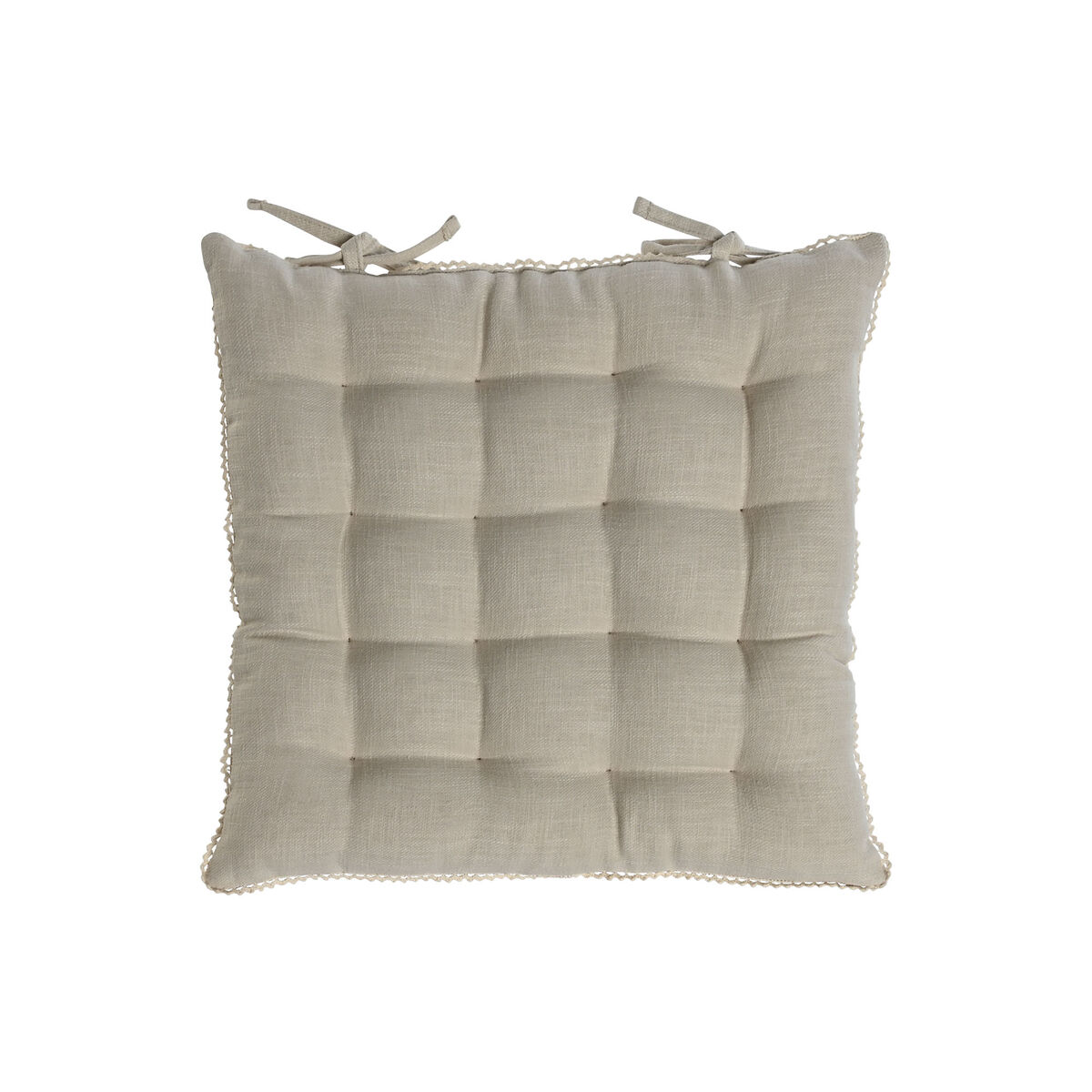 Stolsdyna Home ESPRIT Sand 42 x 42 x 6 cm - 3