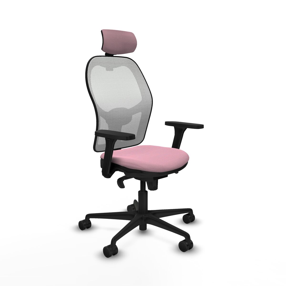 Kontorsstol med nackstöd Piqueras y Crespo 3D036N2 Rosa