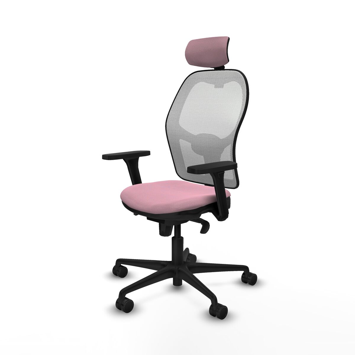 Kontorsstol med nackstöd Piqueras y Crespo 3D036N2 Rosa - 2