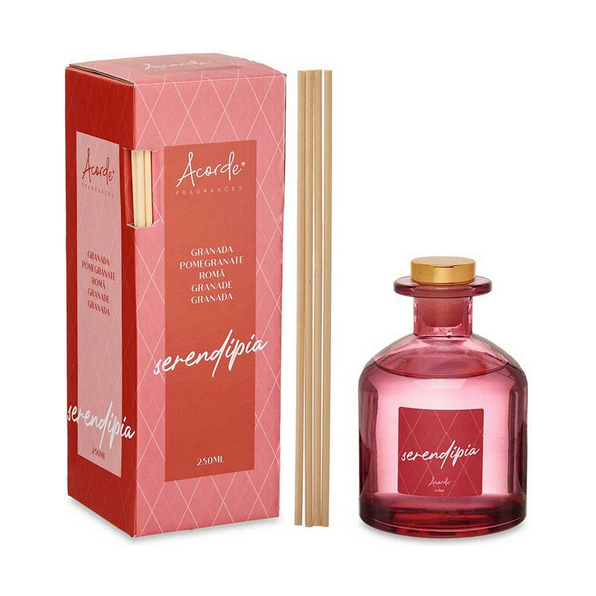 Parfympinnar Acorde Granatäpple 250 ml (6 antal) - 8