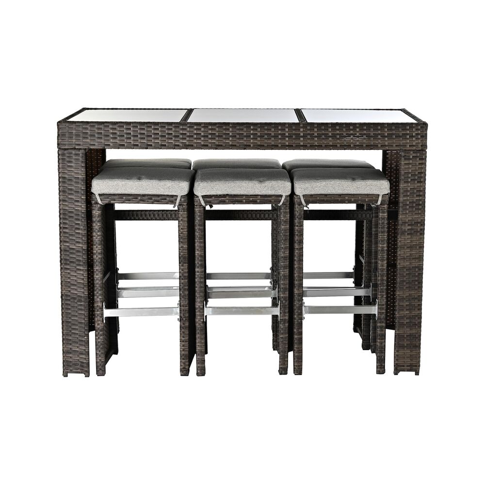 Bordsgrupp med stolar DKD Home Decor 143 x 80 x 100 cm - 4