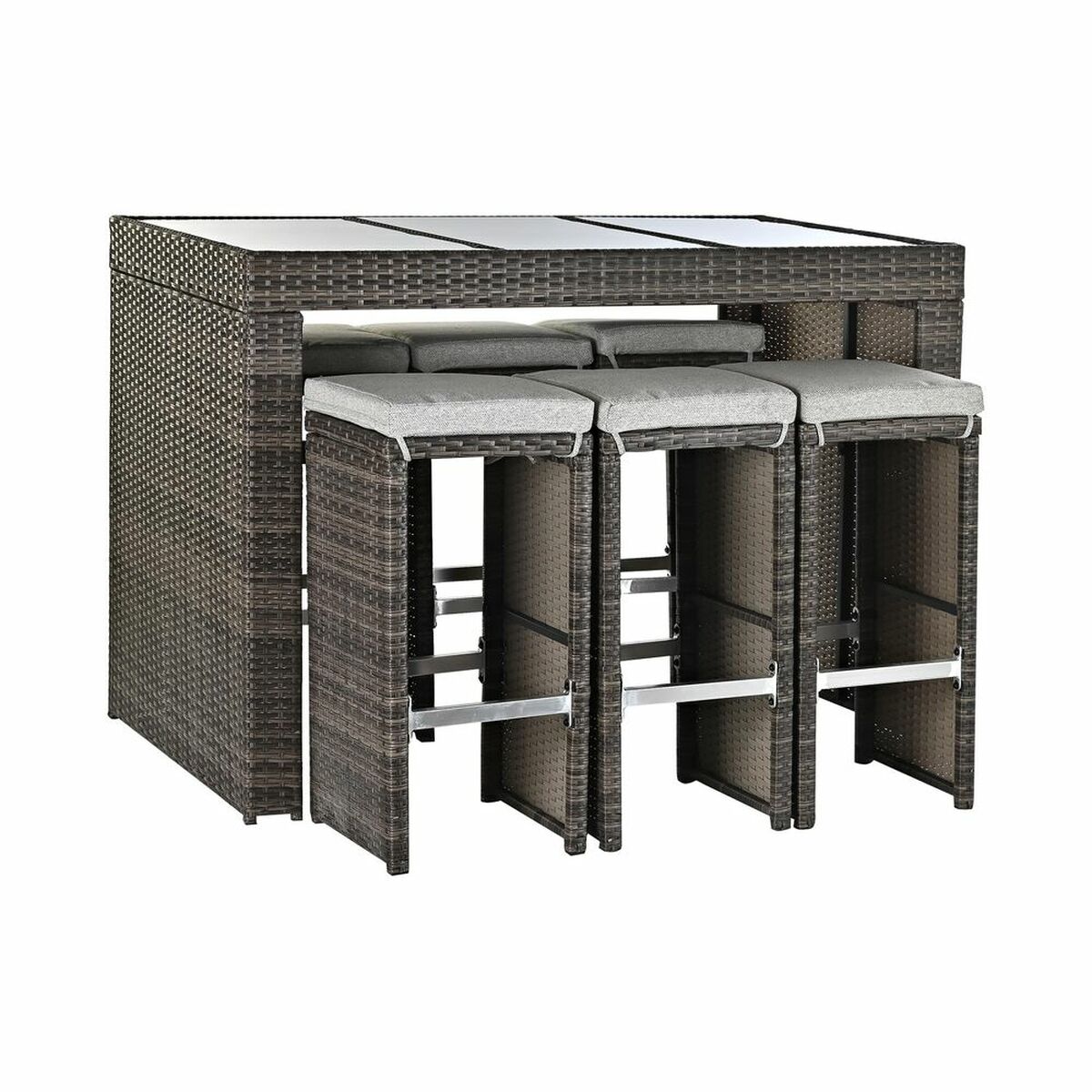 Bordsgrupp med stolar DKD Home Decor 143 x 80 x 100 cm - 10