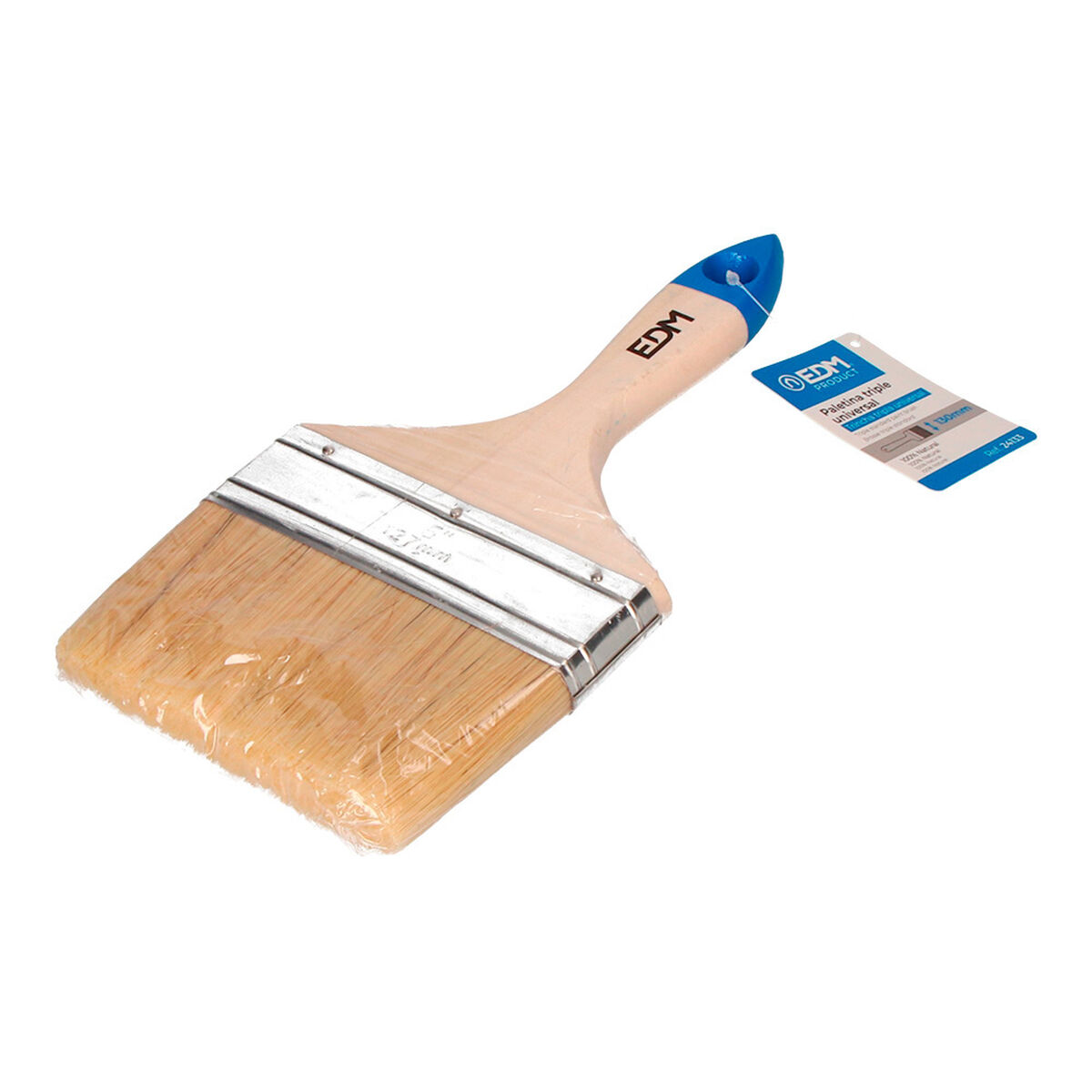 Borste EDM 24133 130 mm Naturell - 3