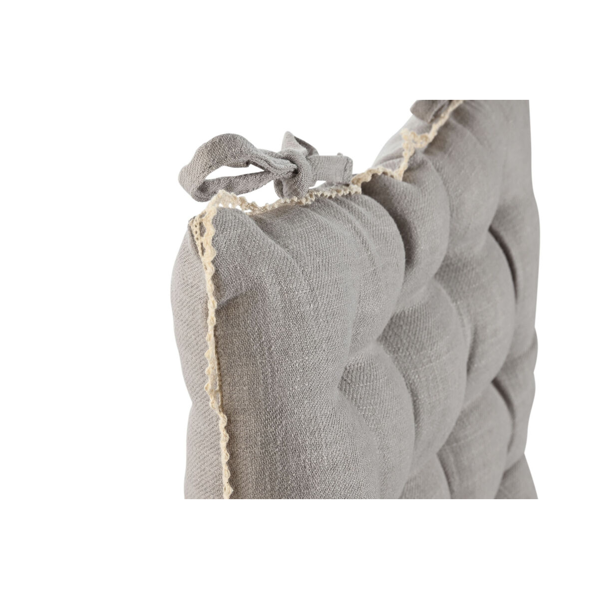Stolsdyna Home ESPRIT Ljusgrå 42 x 42 x 6 cm - 2