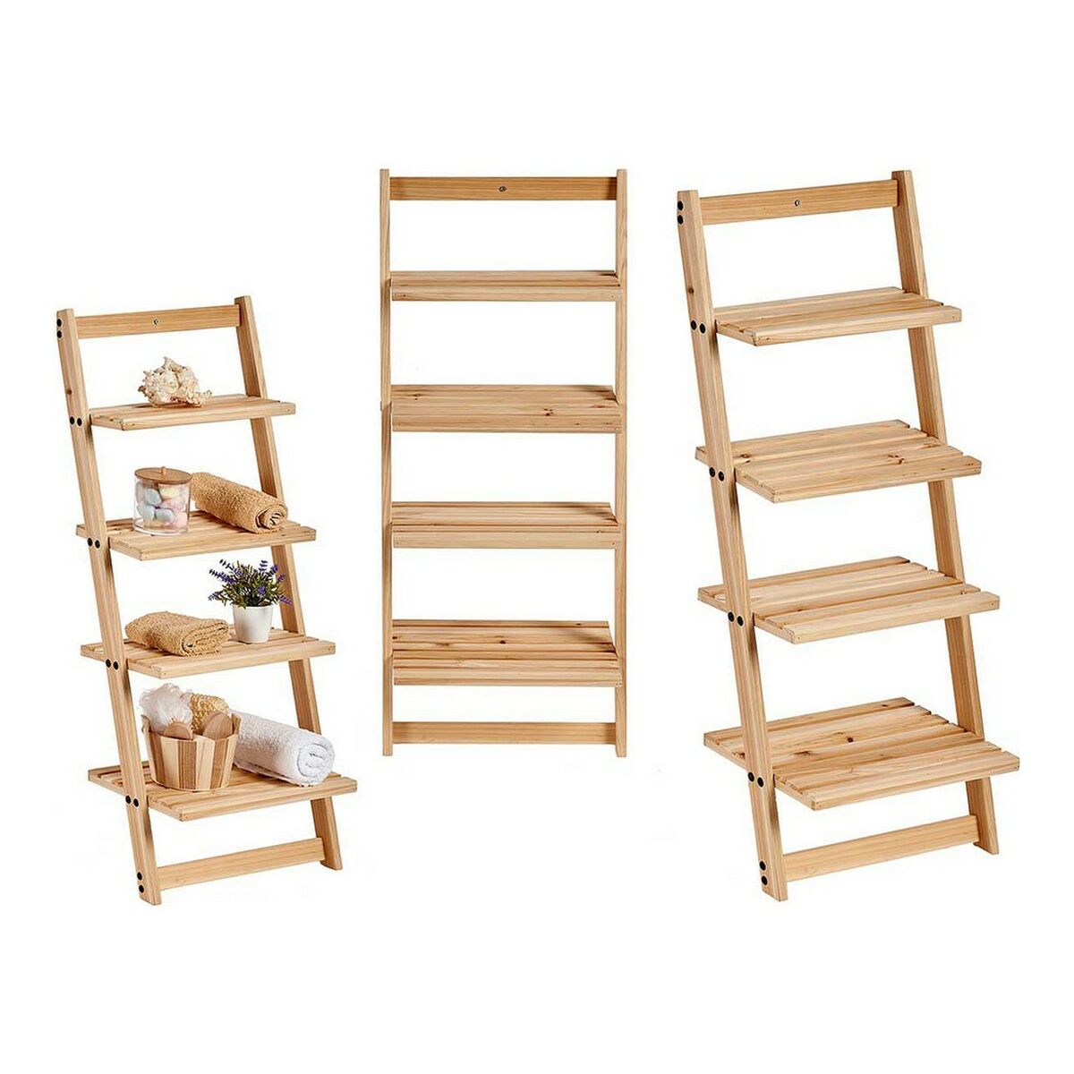 Bokhylla Kipit Brun Trä 25,5 x 98 x 41,5 cm 41,5 x 98 x 27,5 cm - 2