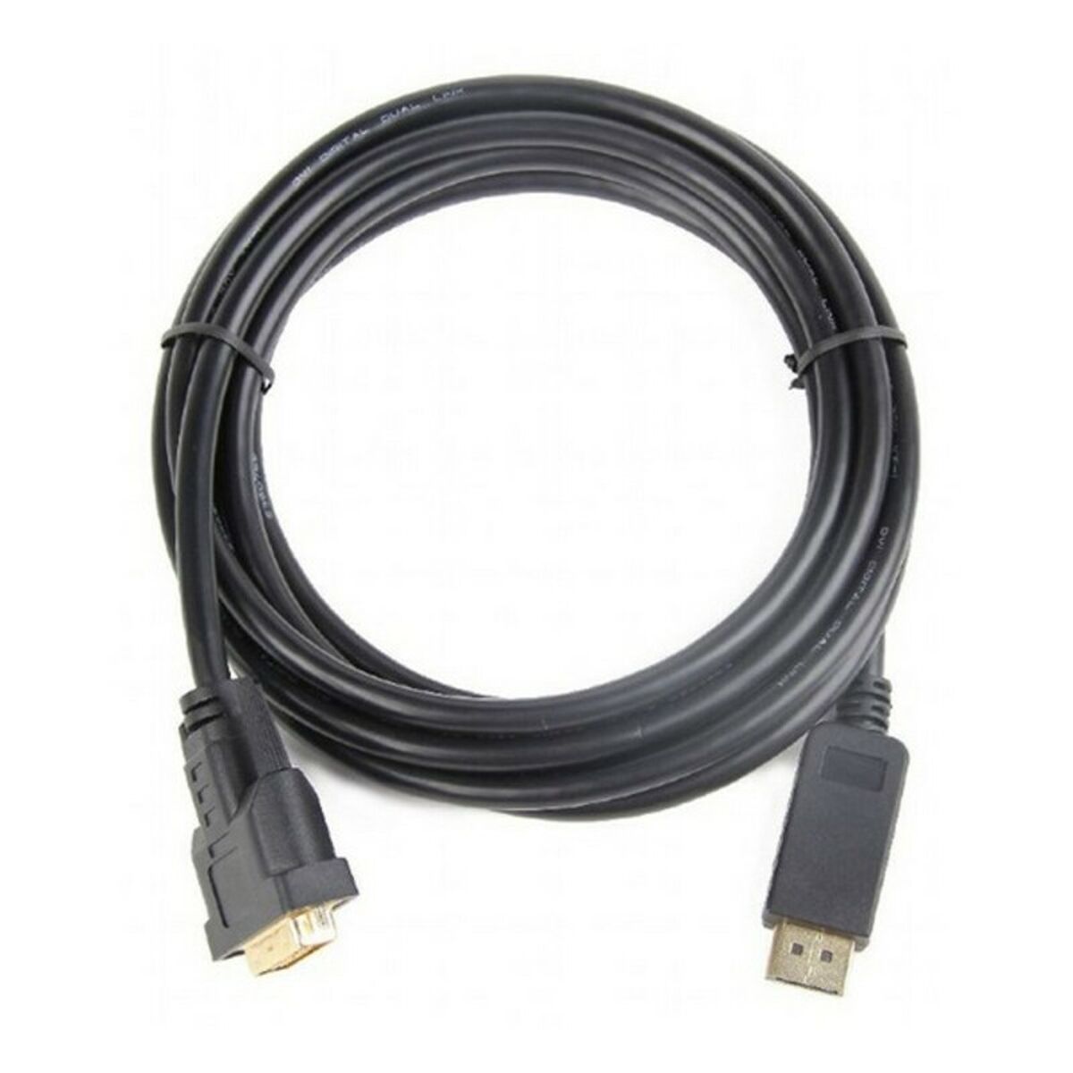Adapter DisplayPort till DVI GEMBIRD CC-DPM-DVIM-6 1080 px (1,8 m) Svart - 2