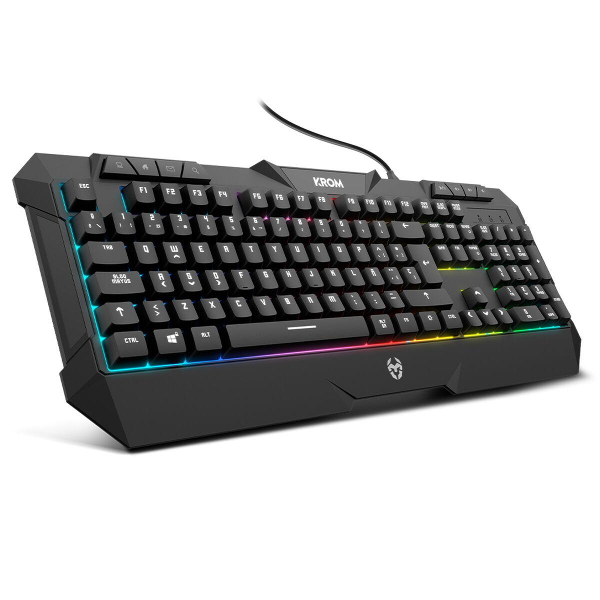 Speltangentbord och mus Krom Kunai Qwerty Spanska - 3