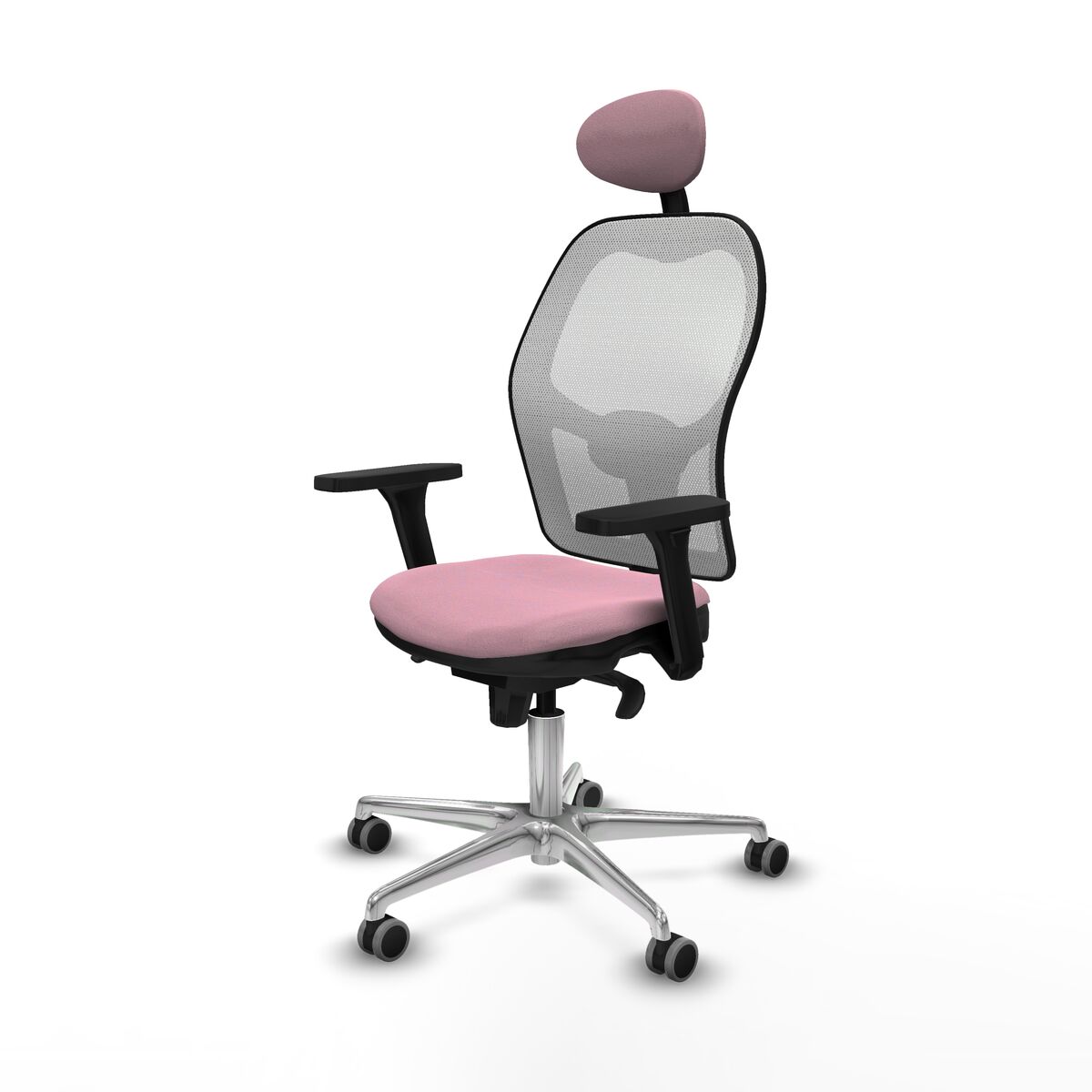 Kontorsstol med nackstöd Piqueras y Crespo 3D086G1 Rosa - 2