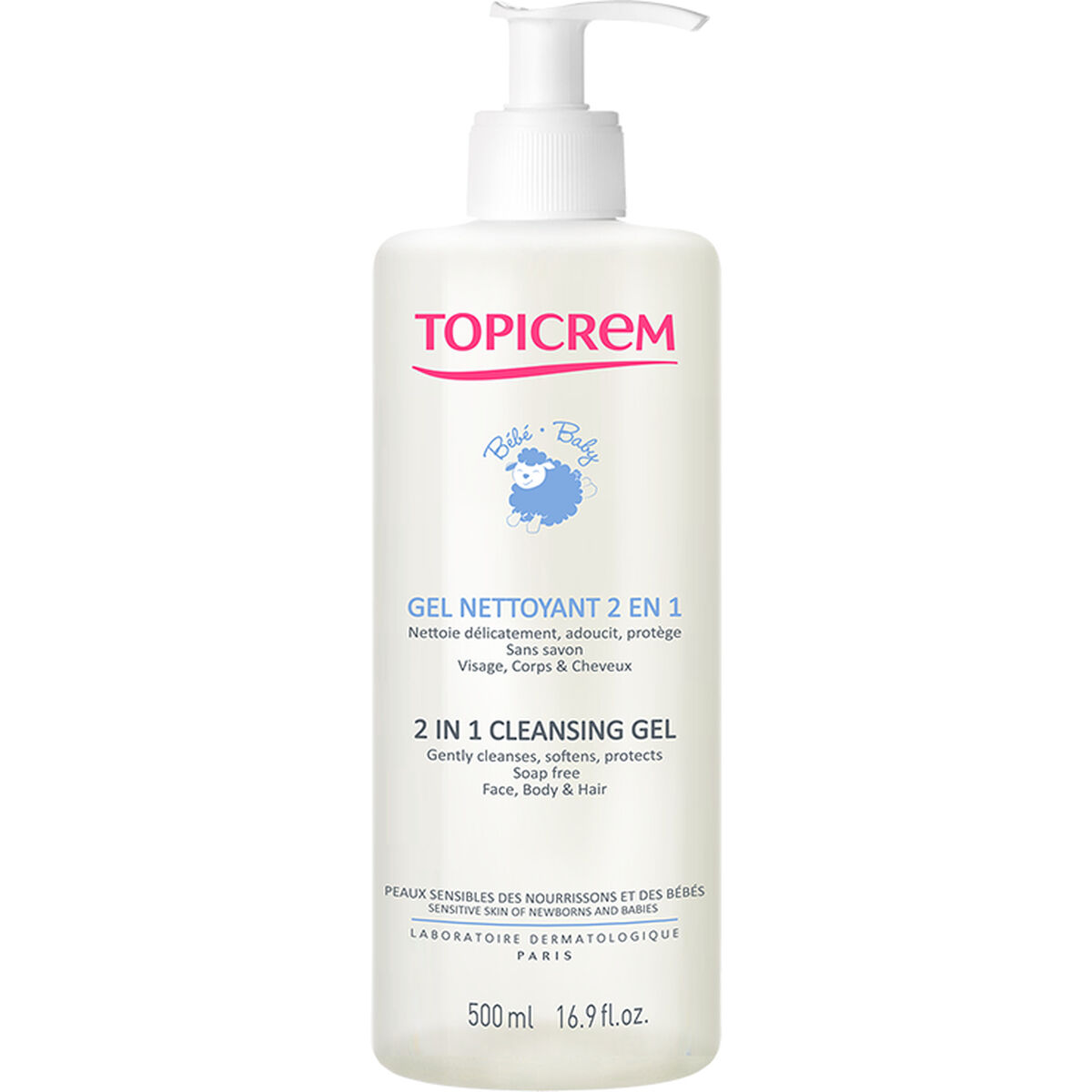 Duschtvål Topicrem Baby 2 i 1 500 ml - 2
