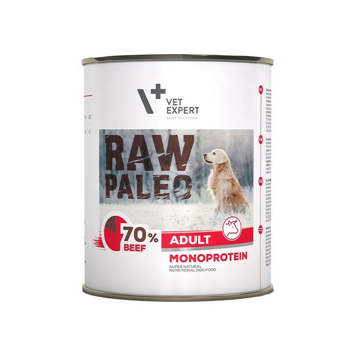 Våt mat VETEXPERT Adult Monoprotein Nötkött 800 g