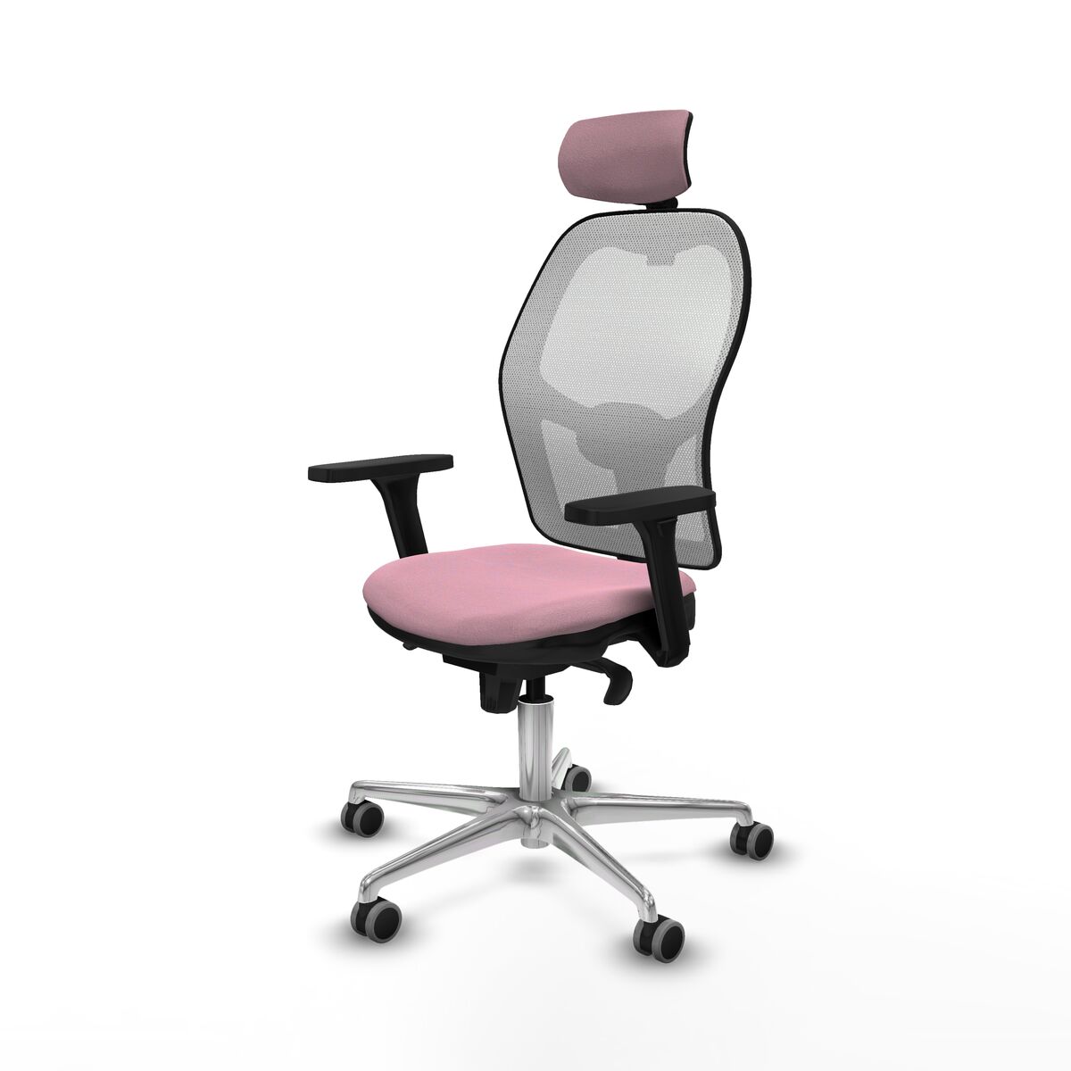 Kontorsstol med nackstöd Piqueras y Crespo 3D086G2 Rosa - 2