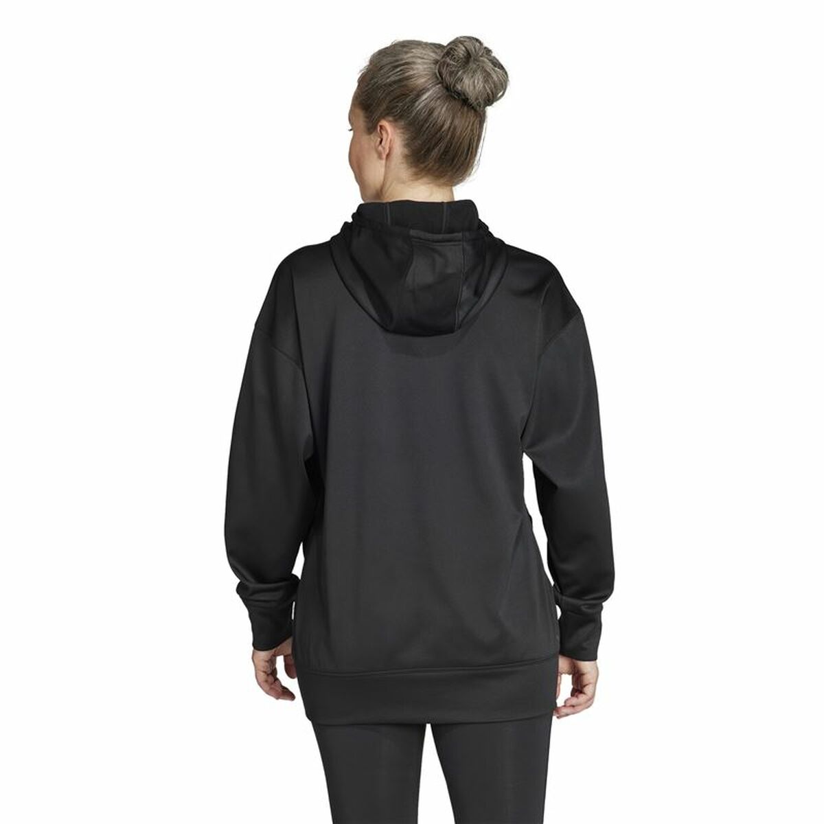Tröja med huva Dam Adidas Game and go Hoodie Mujer Svart - 3