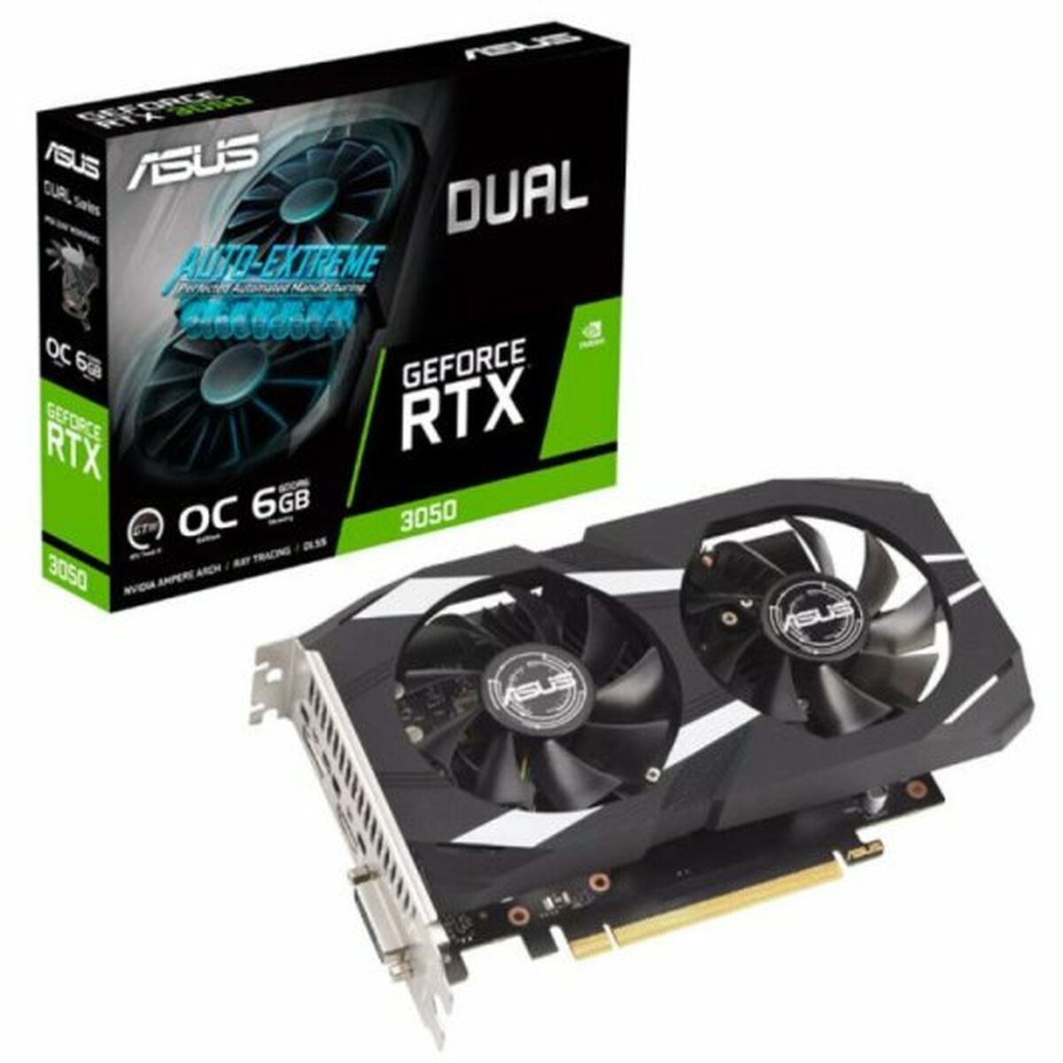 Grafikkort Asus 90YV0K60-M0NA00 Nvidia GeForce RTX 3050 6 GB GDDR6