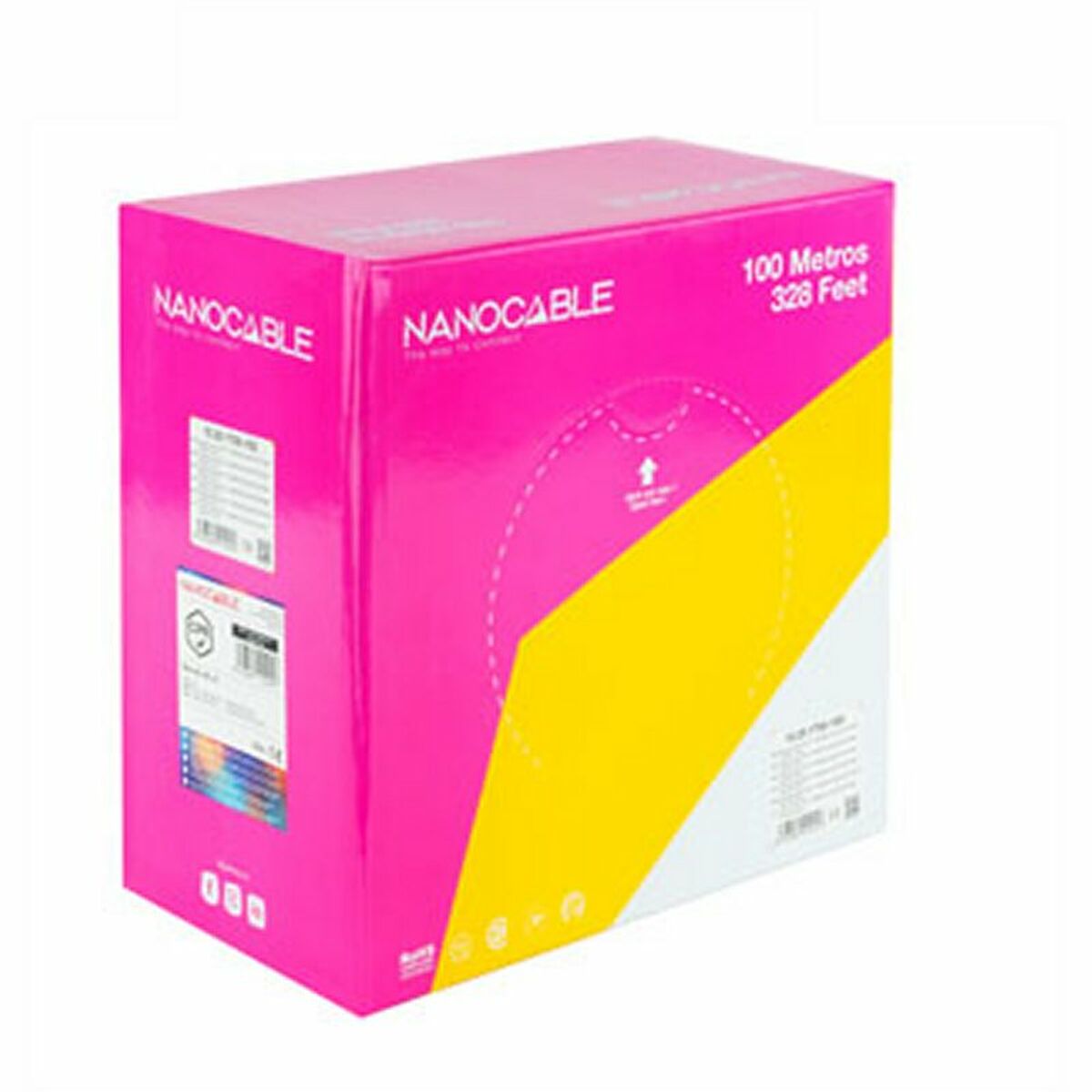 Nätkabel FTP Styv Kategori 7 NANOCABLE 10.20.1700-100 100 m - 7