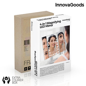 Förstorande Spegel med LED 4-in-1 Ledflect InnovaGoods