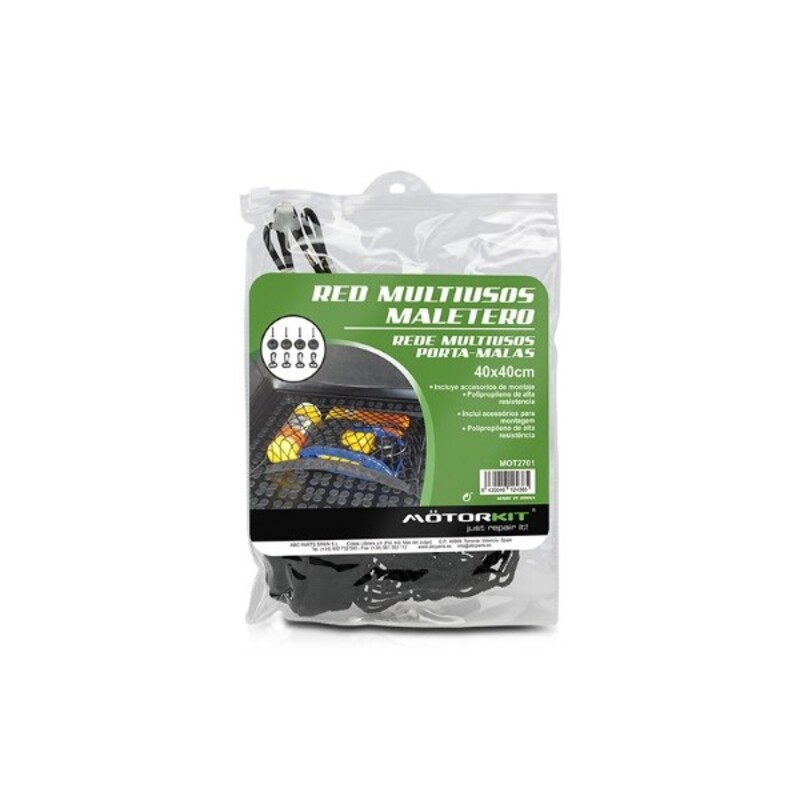 Nät för bagageutrymme Motorkit (40 x 40 cm) - 4