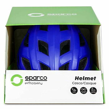 Hjälm för elscooter Sparco SPCSE300BL Blå Svart