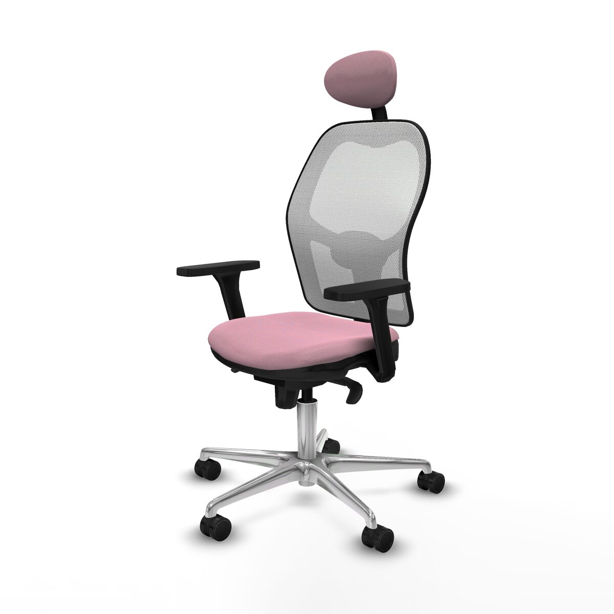 Kontorsstol med nackstöd Piqueras y Crespo 3D086N1 Rosa - 2