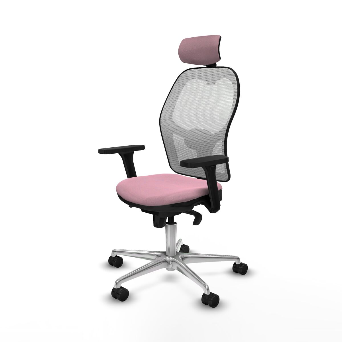 Kontorsstol med nackstöd Piqueras y Crespo 3D086N2 Rosa - 2