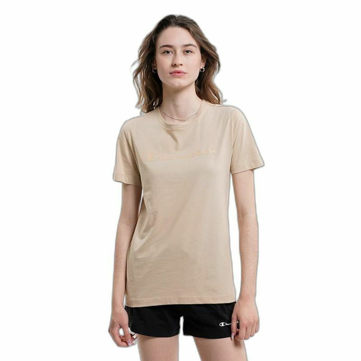 T-shirt med kortärm Dam Champion Crewneck - 3