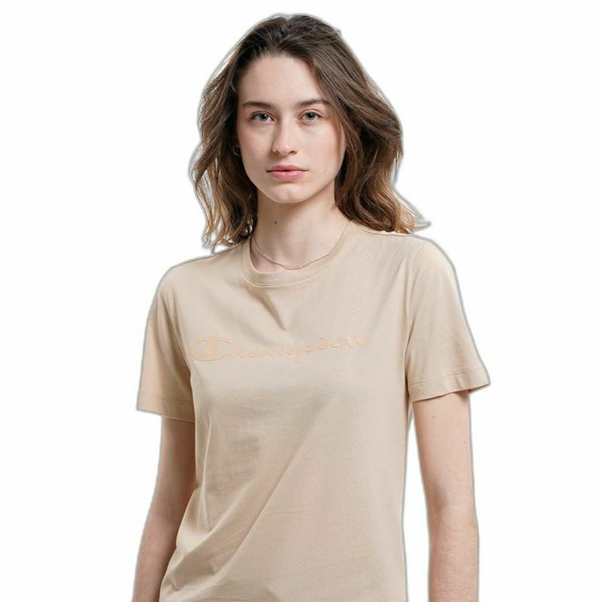 T-shirt med kortärm Dam Champion Crewneck - 4
