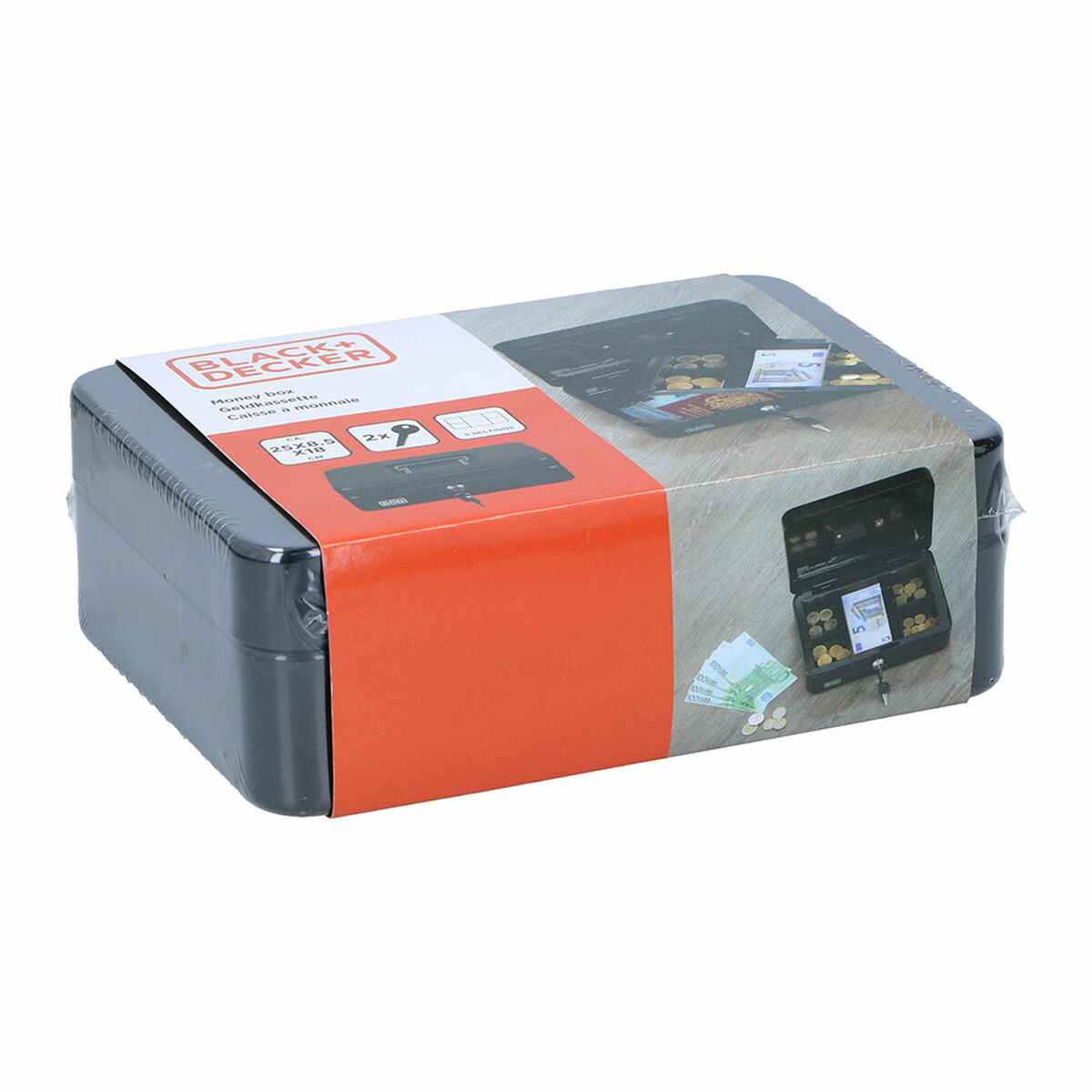 Värdeskåp Black & Decker Svart - 3