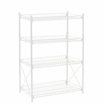 Bokhylla Confortime Metall Vit 52 x 34 x 86 cm (2 antal)