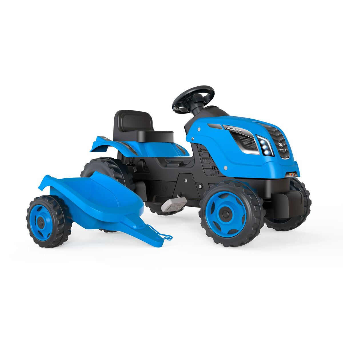 Trehjuling Smoby Traktor Släp - 2