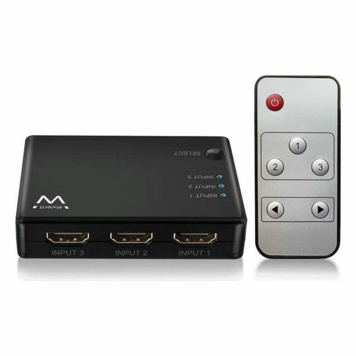 AV-adapter/omvandlare Ewent EW3730 HDMI 4K Svart - 2