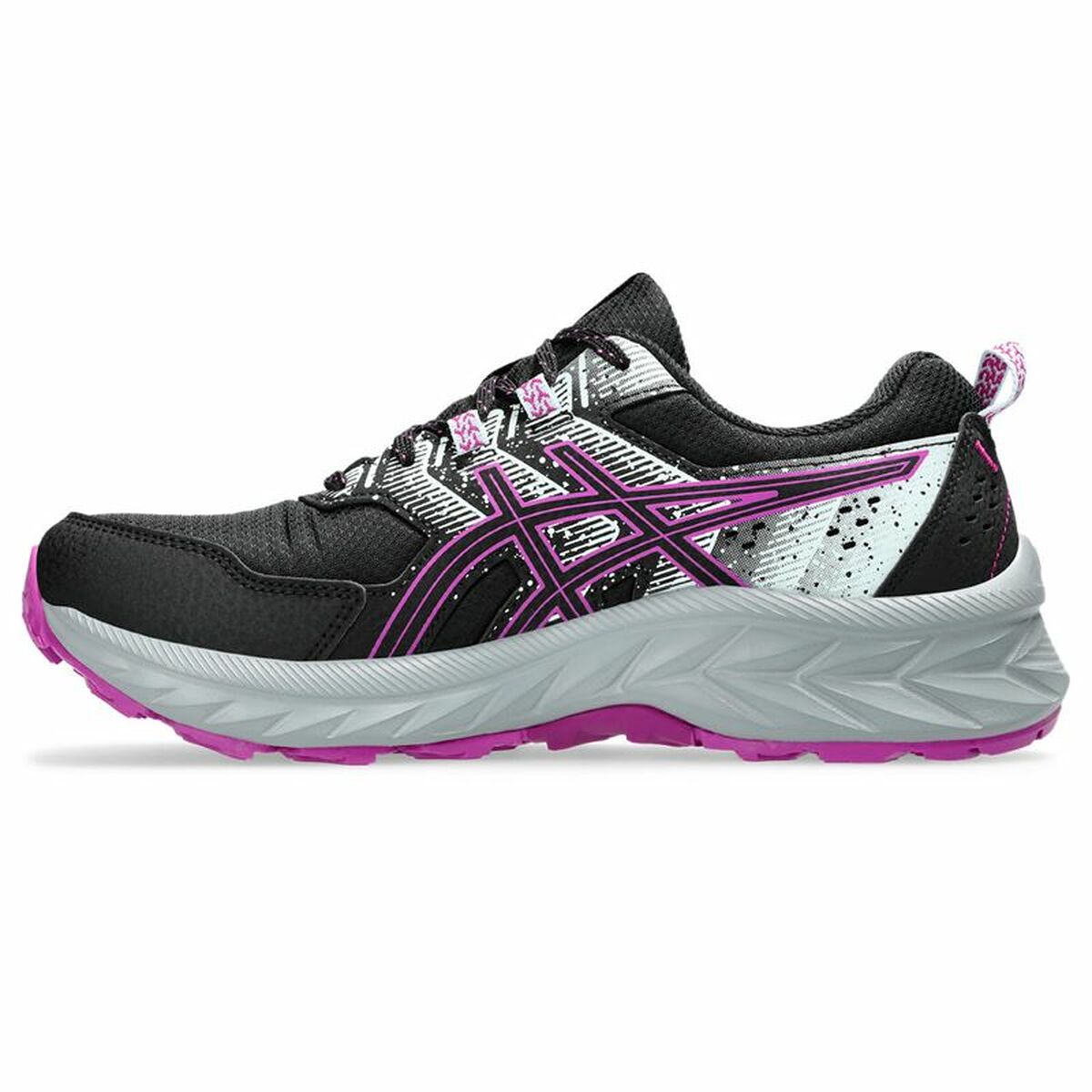 Gymnastiksko, Dam Asics Gel-Venture 9 Svart Rosa - 2