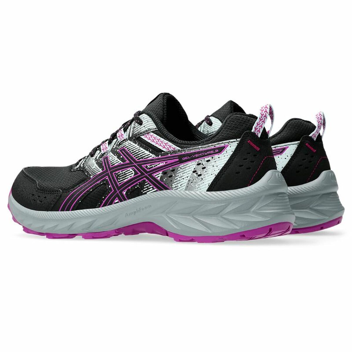Gymnastiksko, Dam Asics Gel-Venture 9 Svart Rosa - 6