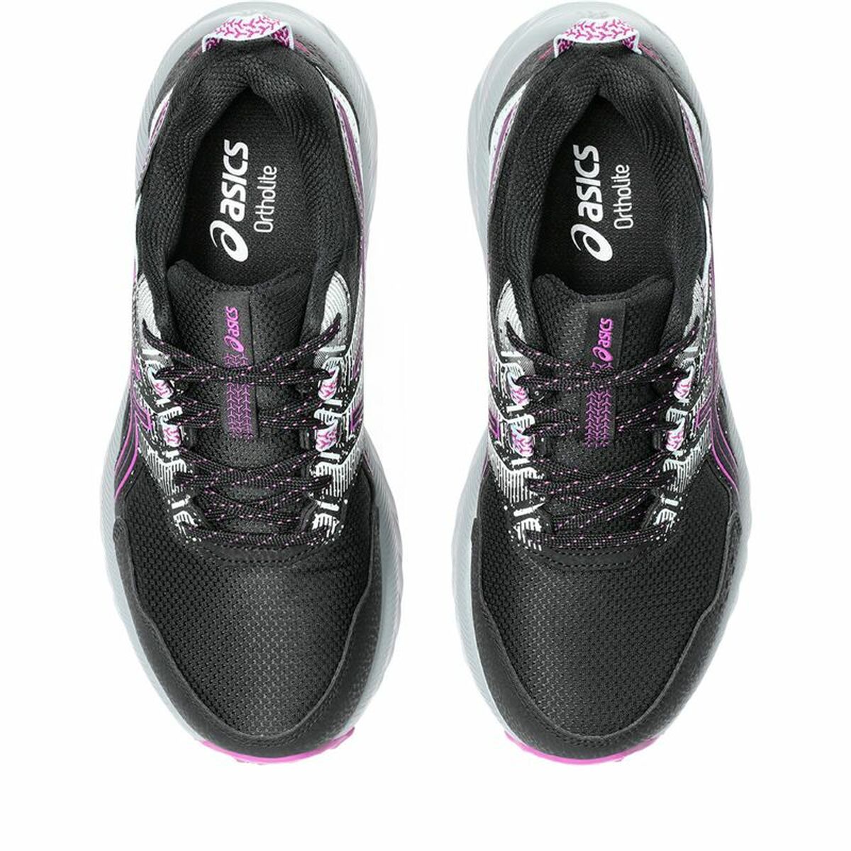 Gymnastiksko, Dam Asics Gel-Venture 9 Svart Rosa - 4