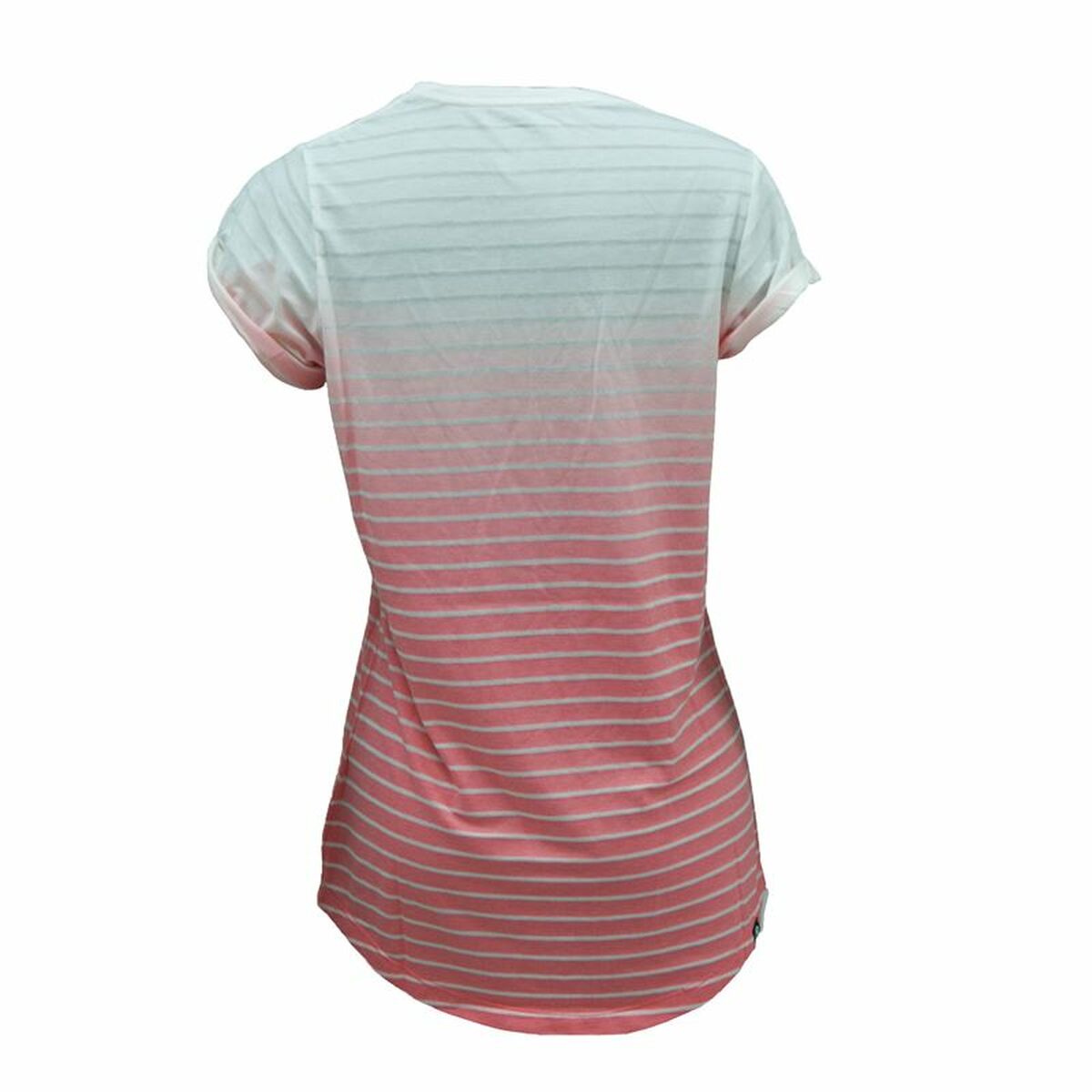 T-shirt med kortärm Dam Nike SS Dip Dye Burnout Röd Vit - 2