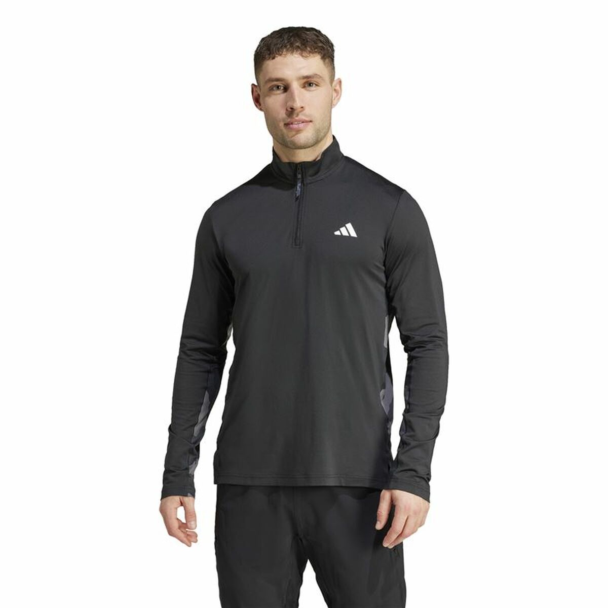 Tröja utan huva Adidas Essentials Svart - 2