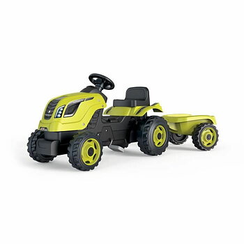 Trehjuling Smoby Traktor Släp