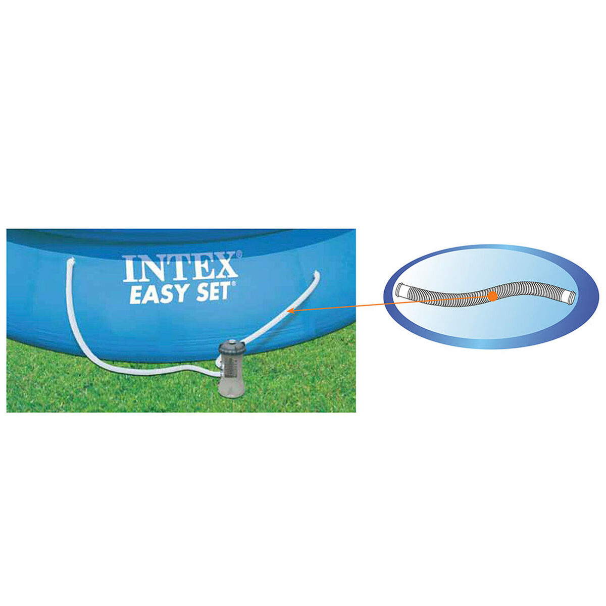 Slang Intex Sundlaug 1-1/4" 150 cm Ø 32 mm (9 antal) - 7
