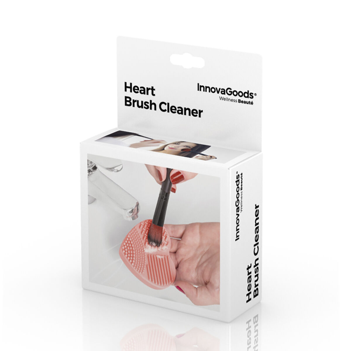 Sminkborstsrengörare Heart InnovaGoods - 28