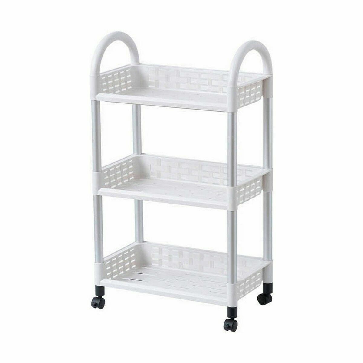 Grönsaksvagn Confortime Aluminium Plast 45 x 25 x 77 cm (3 antal) - 2